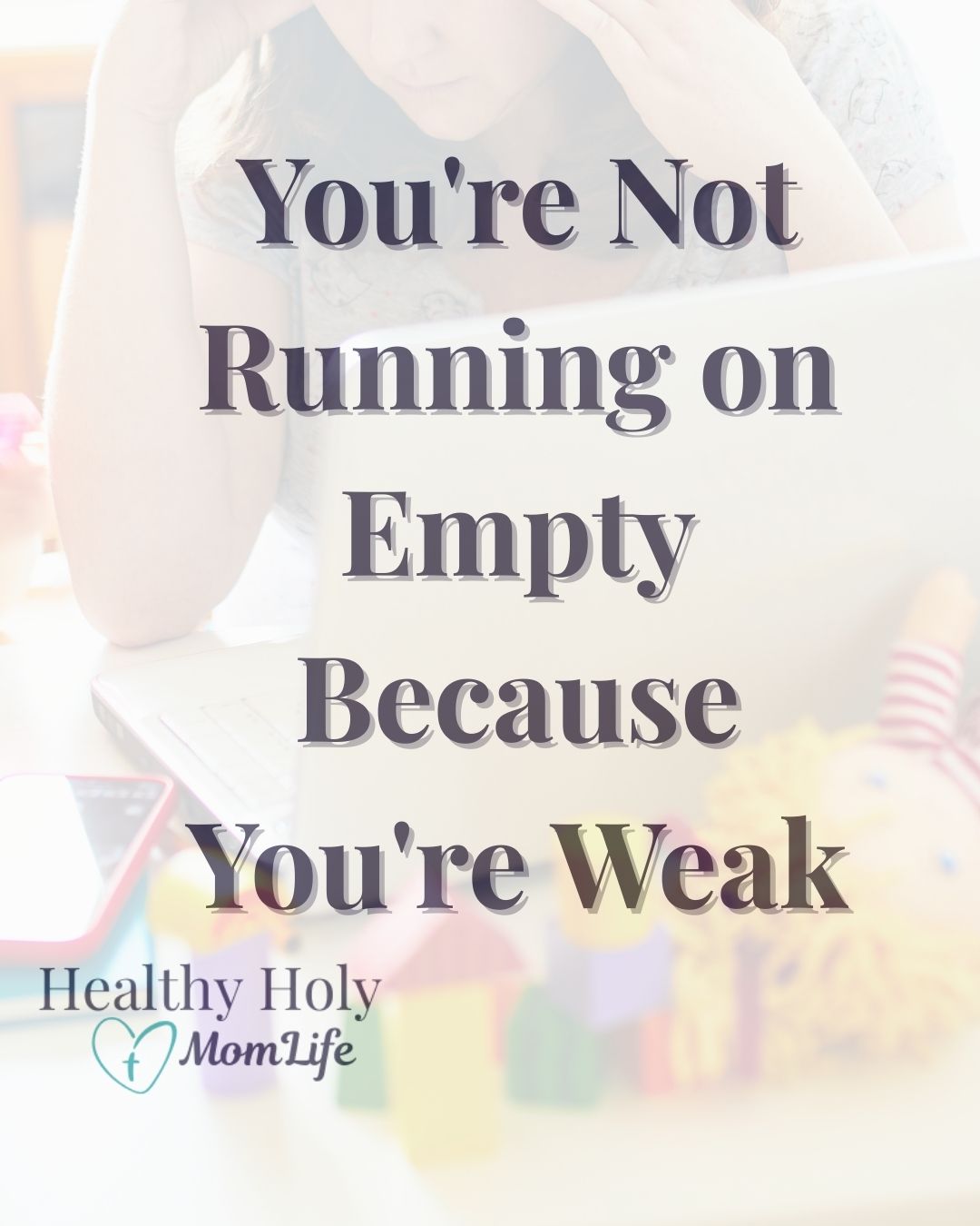 You're running on empty because no one taught you how to stop.